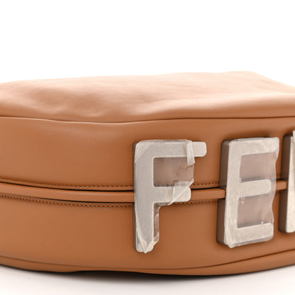 Fendi Vitello Grace Matte Small Fendigraphy Hobo Bag Caramello 9 of 10
