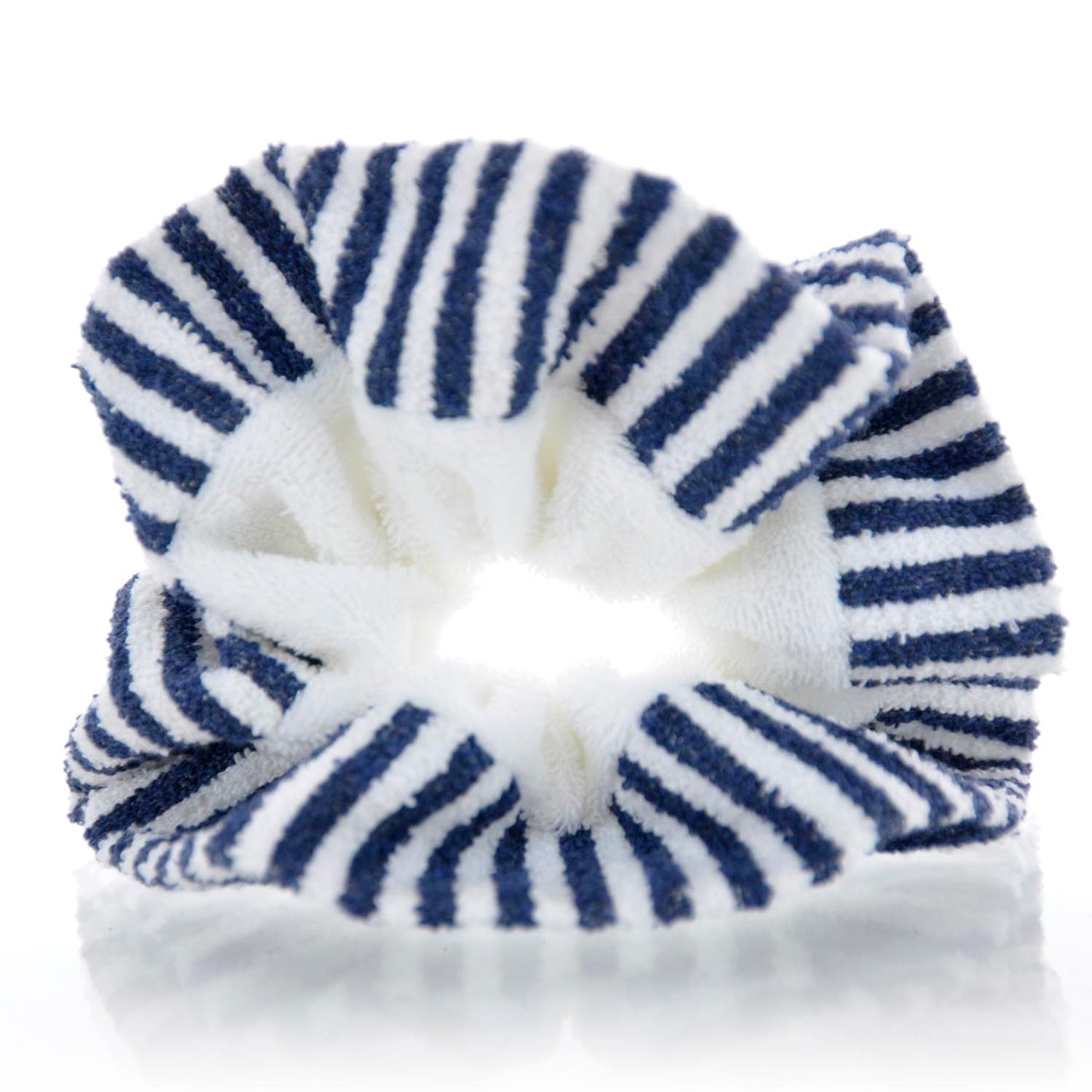 Terry Cotton Striped Headband and Hair Tie