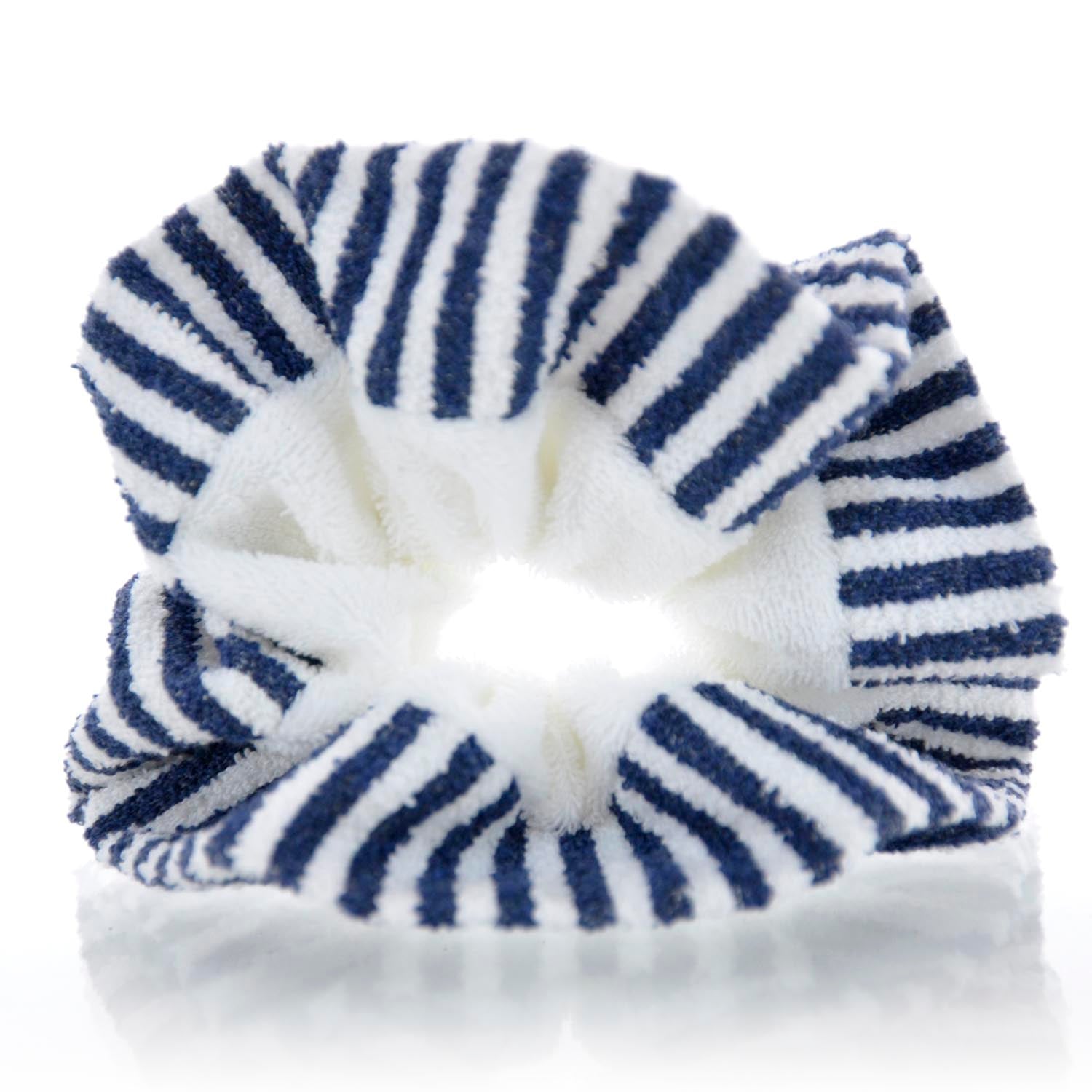 Chanel Terry Cotton Striped Headband and Hair Tie 7 of 7