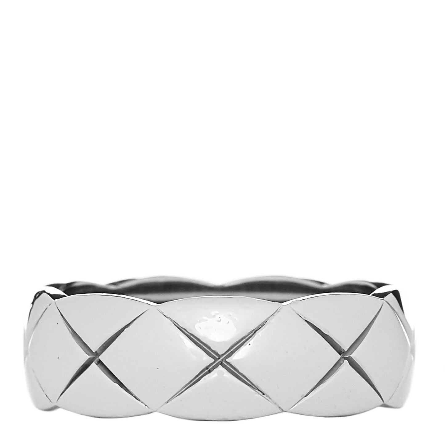18K White Gold Diamond Small Coco Crush Ring 56 7.75