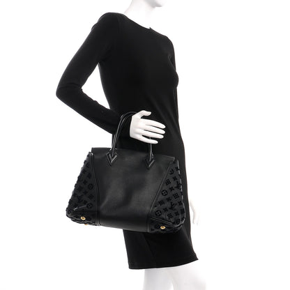 Louis Vuitton Veau Cachemire Tote W PM Black 2 of 7