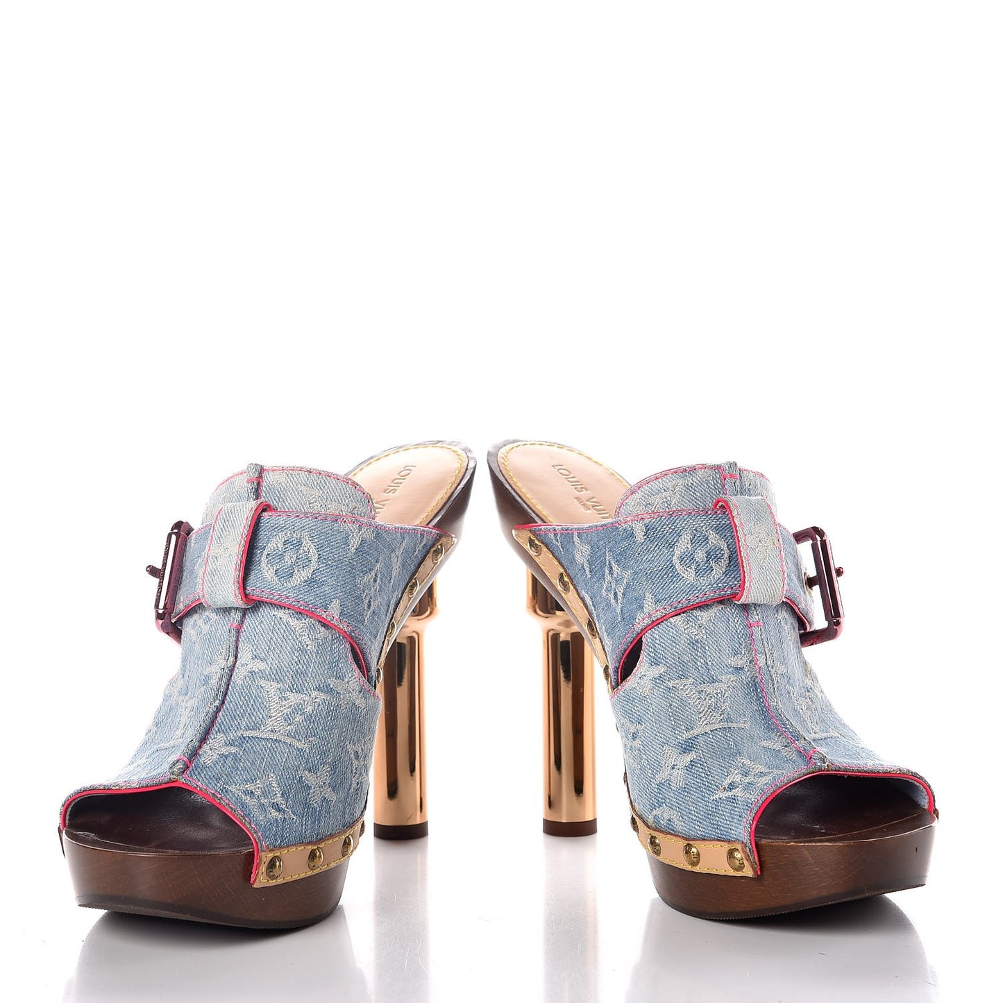 Denim Rosa Mule Clogs 41