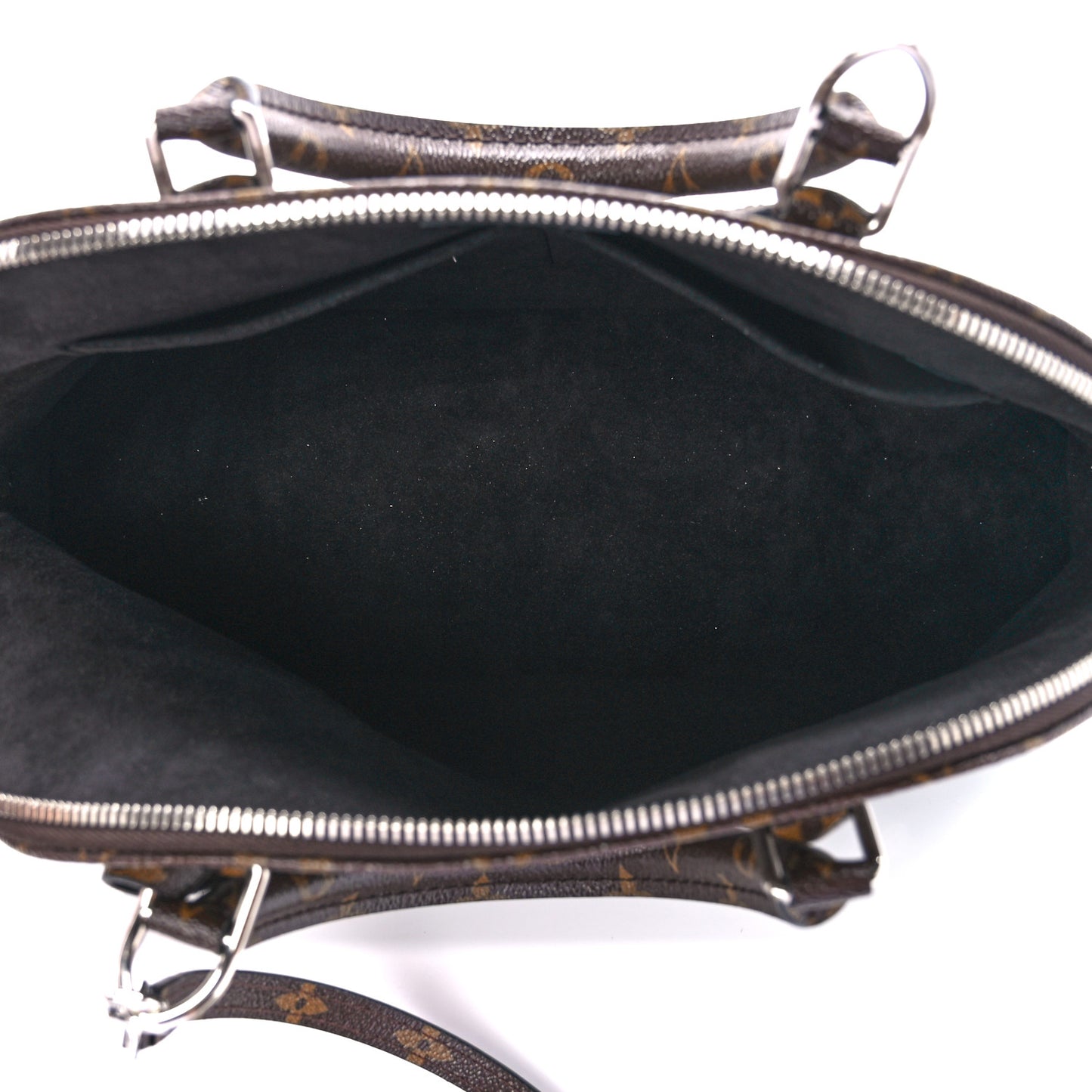 Shiny Monogram Alma PM Black