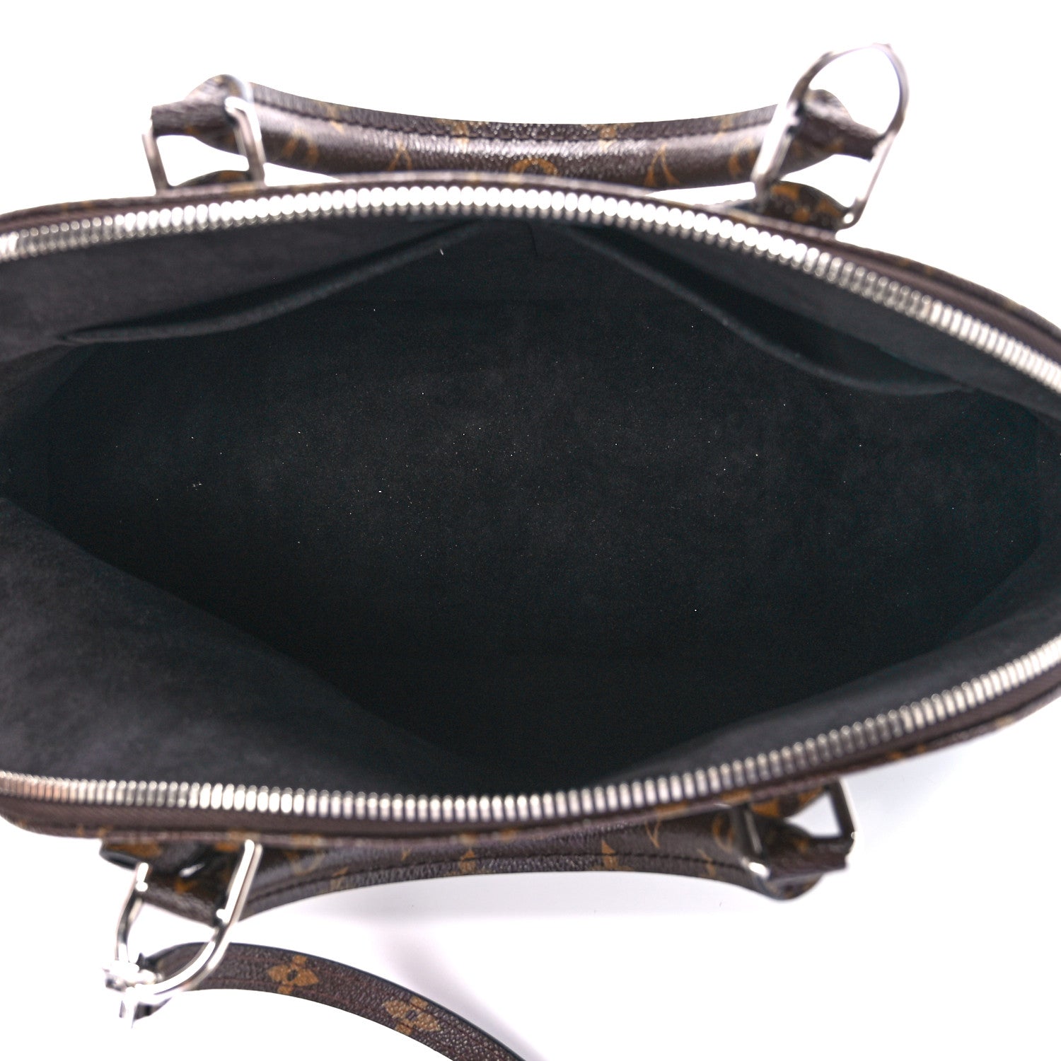 Louis Vuitton Shiny Monogram Alma PM Black 5 of 11