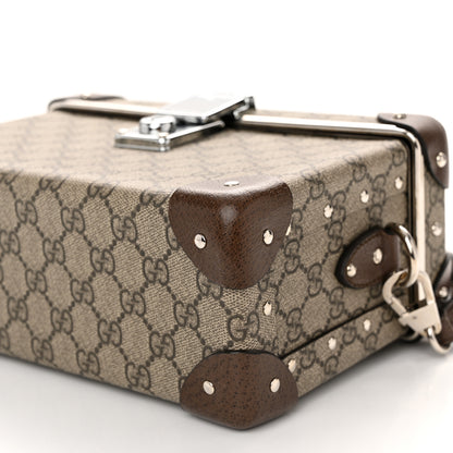 Gucci GG Supreme Monogram Globe-Trotter Beauty Case Brown 10 of 10