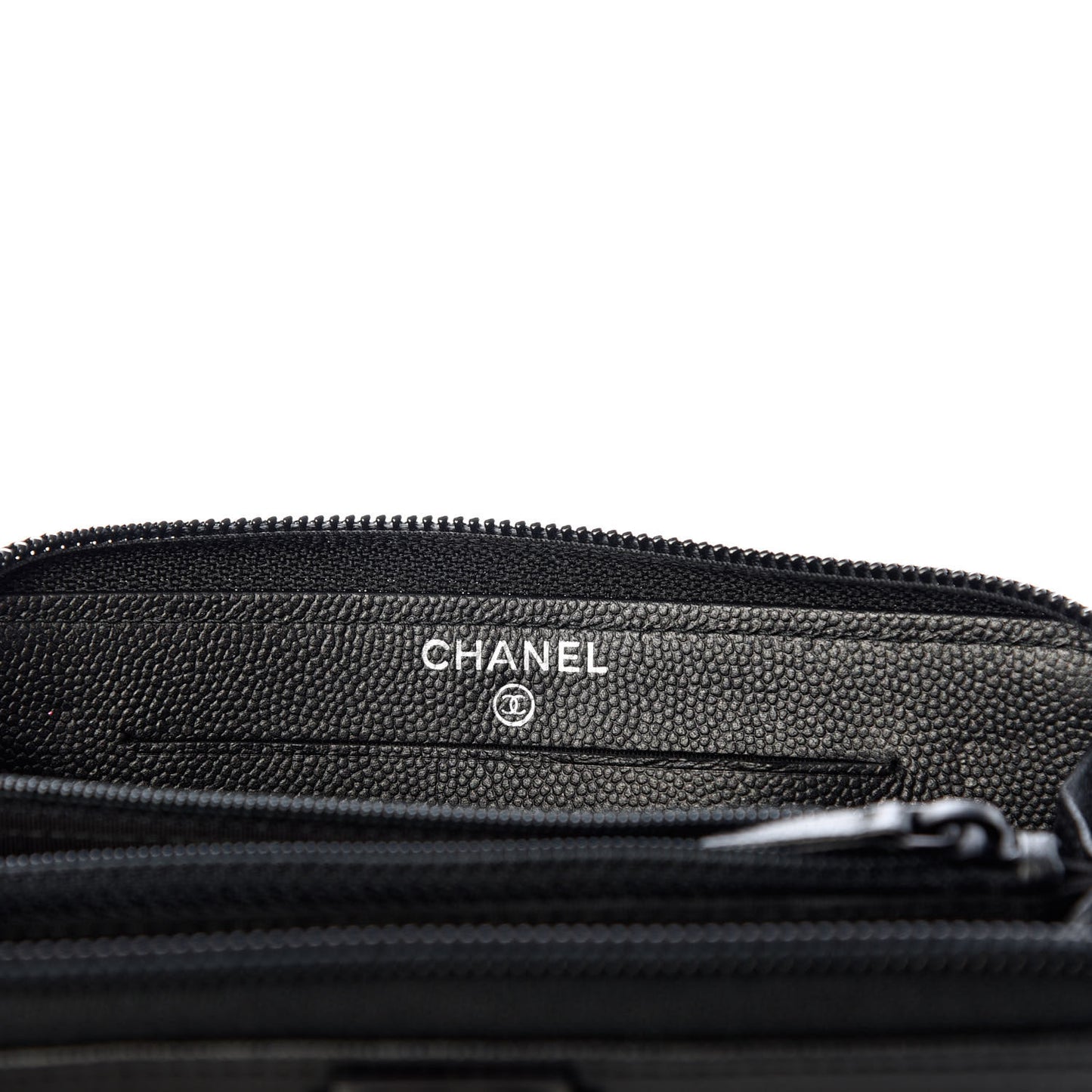 Caviar Quilted Small Boy Zip Around Wallet So Black