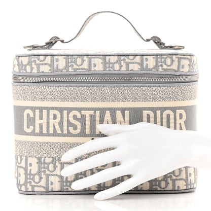Christian Dior Oblique Diortravel Vanity Case Grey 2 of 12