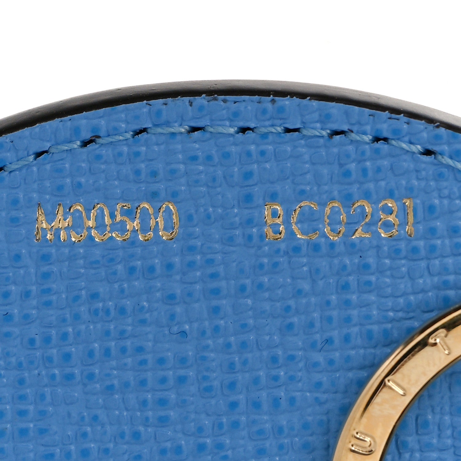 Louis Vuitton Monogram 2021 Christmas Animation China Wall Bag Charm Key Ring Myosotis Blue 4 of 5
