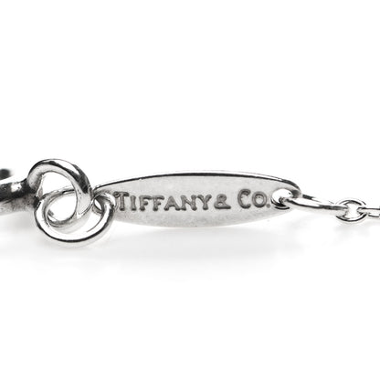 Tiffany Sterling Silver Diamond .05ct Elsa Peretti Diamonds by the Yard Pendant Necklace 7 of 7