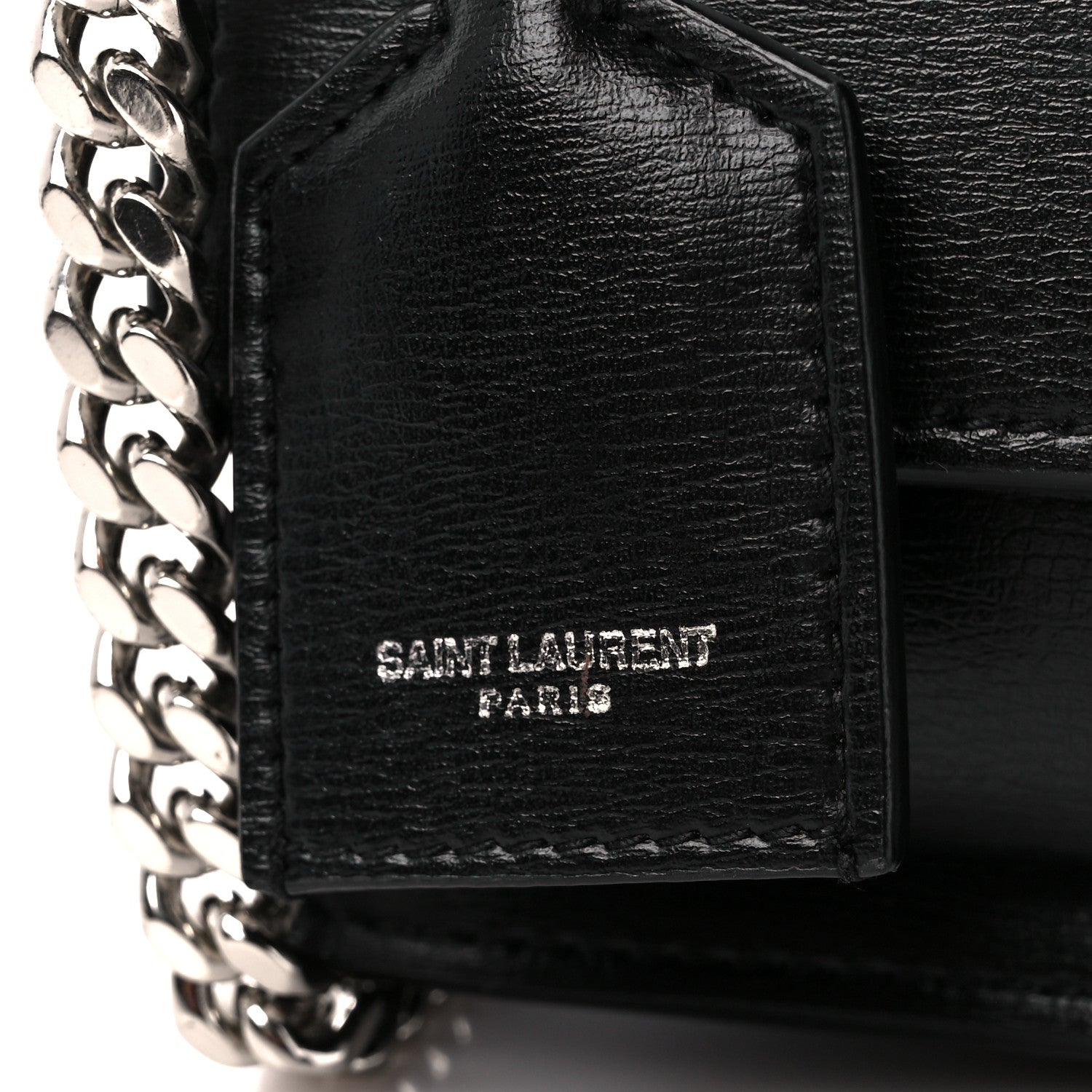 Saint Laurent Calfskin Medium Monogram Sunset Black 9 of 13