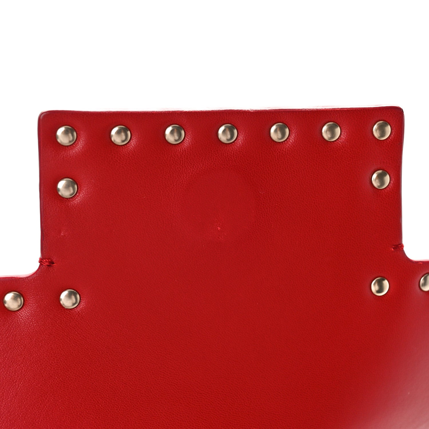 Valentino Garavani Calfskin Rockstud Flap Shoulder Bag Rosso Valentino 9 of 10