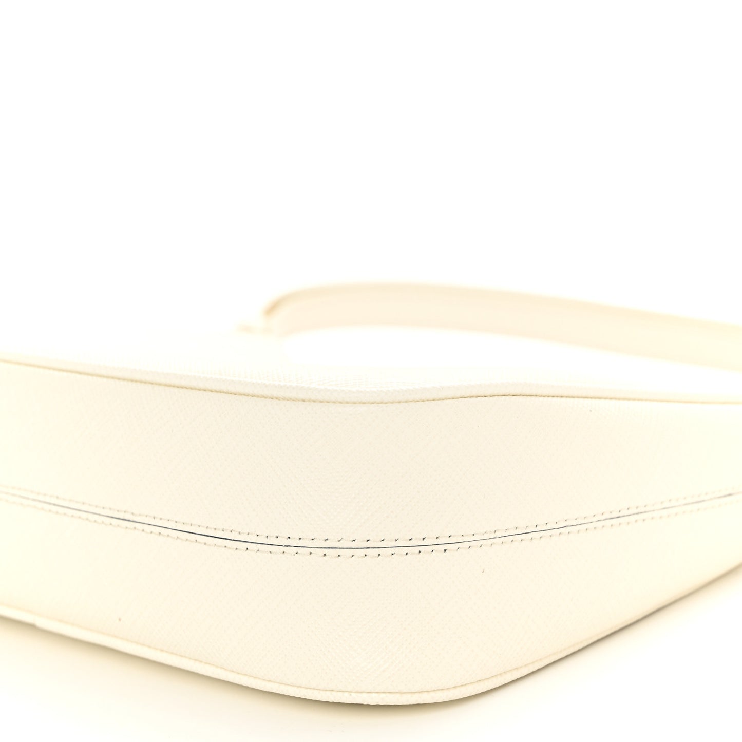 Saffiano Lux Mini Re-Edition Shoulder Bag White
