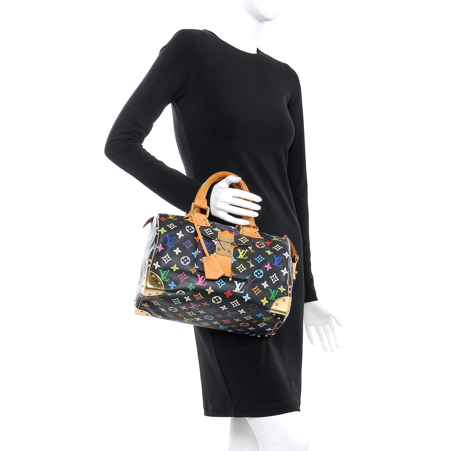 Monogram Multicolor Speedy 30 Black