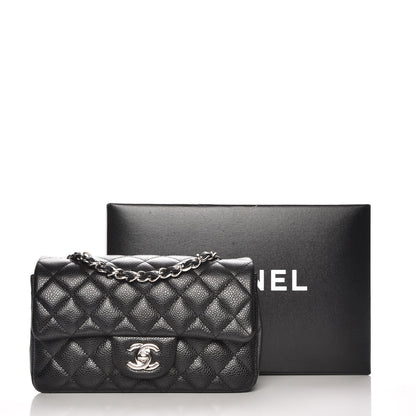Chanel Caviar Quilted Mini Rectangular Flap Black 8 of 8