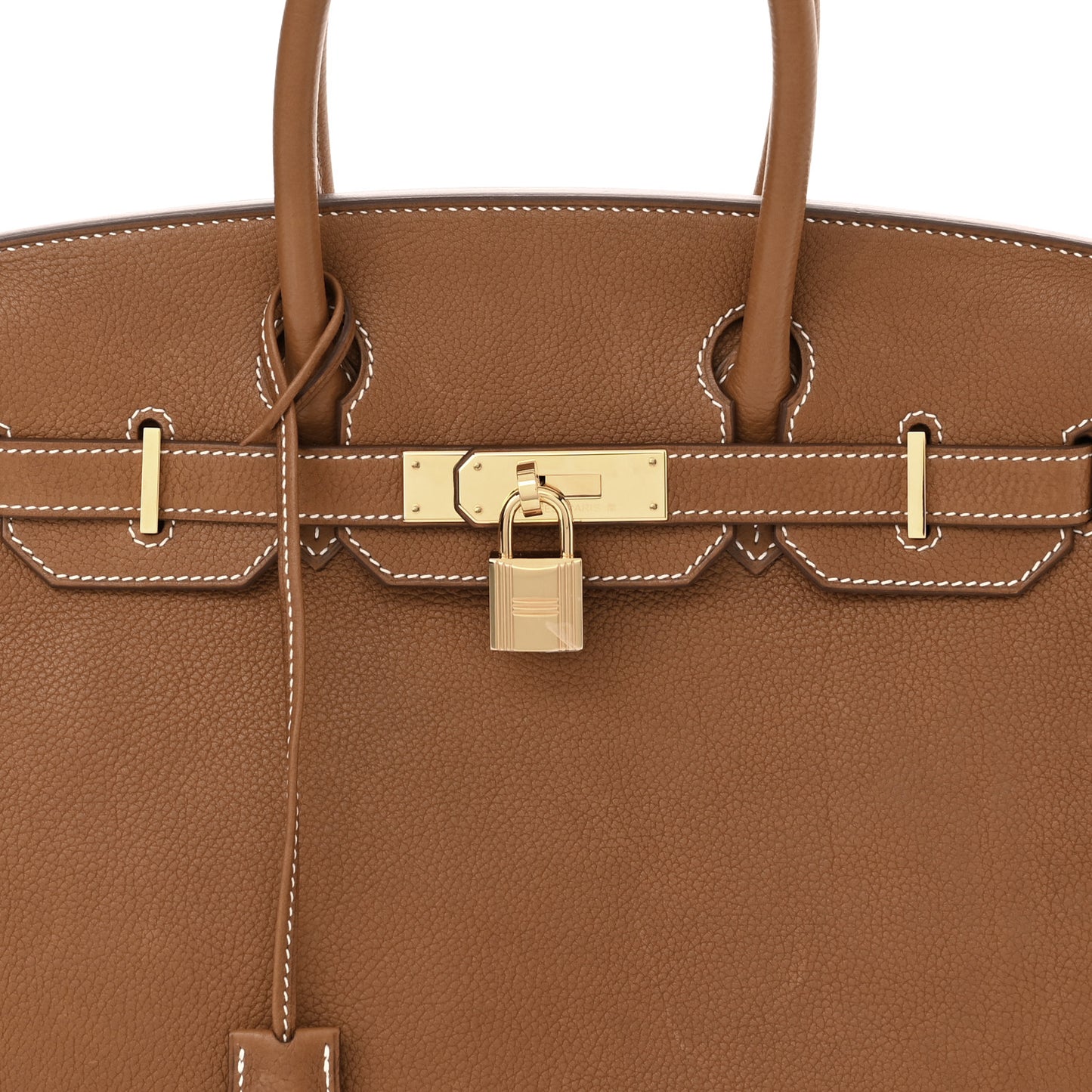 Natural Barenia Faubourg Birkin 30 Fauve