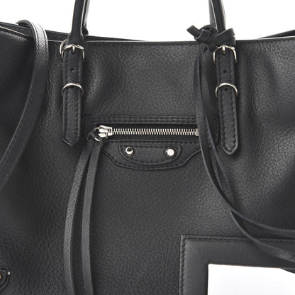 Balenciaga Veau Papier A6 Zip Around Tote Black 9 of 10