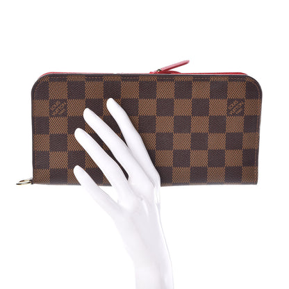Louis Vuitton Damier Ebene Insolite Wallet Red 2 of 7