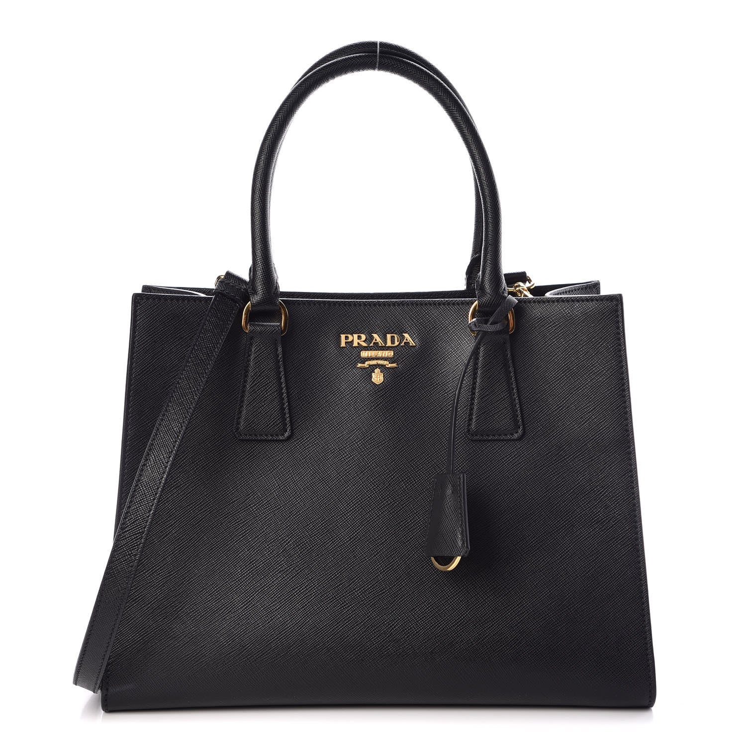 Prada Saffiano Tote Black 1 of 10