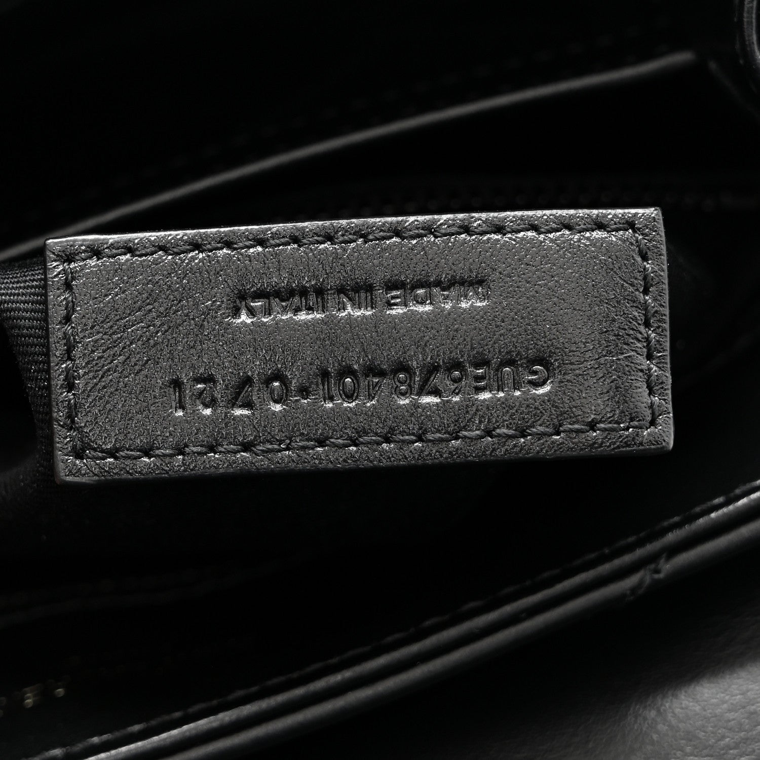 Saint Laurent Calfskin Y Quilted Monogram Monochrome Toy Loulou Crossbody Bag Black 8 of 12