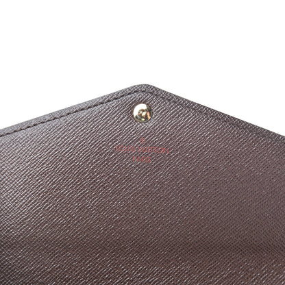 Louis Vuitton Damier Ebene Sarah Wallet NM 6 of 12