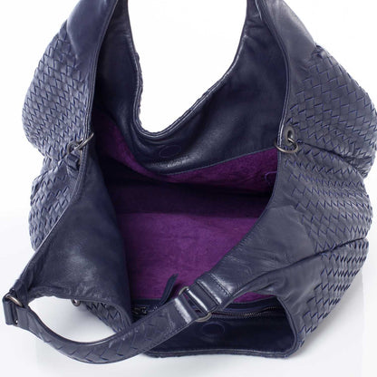 Bottega Veneta Nappa Intrecciato Large Campana Ink 9 of 10