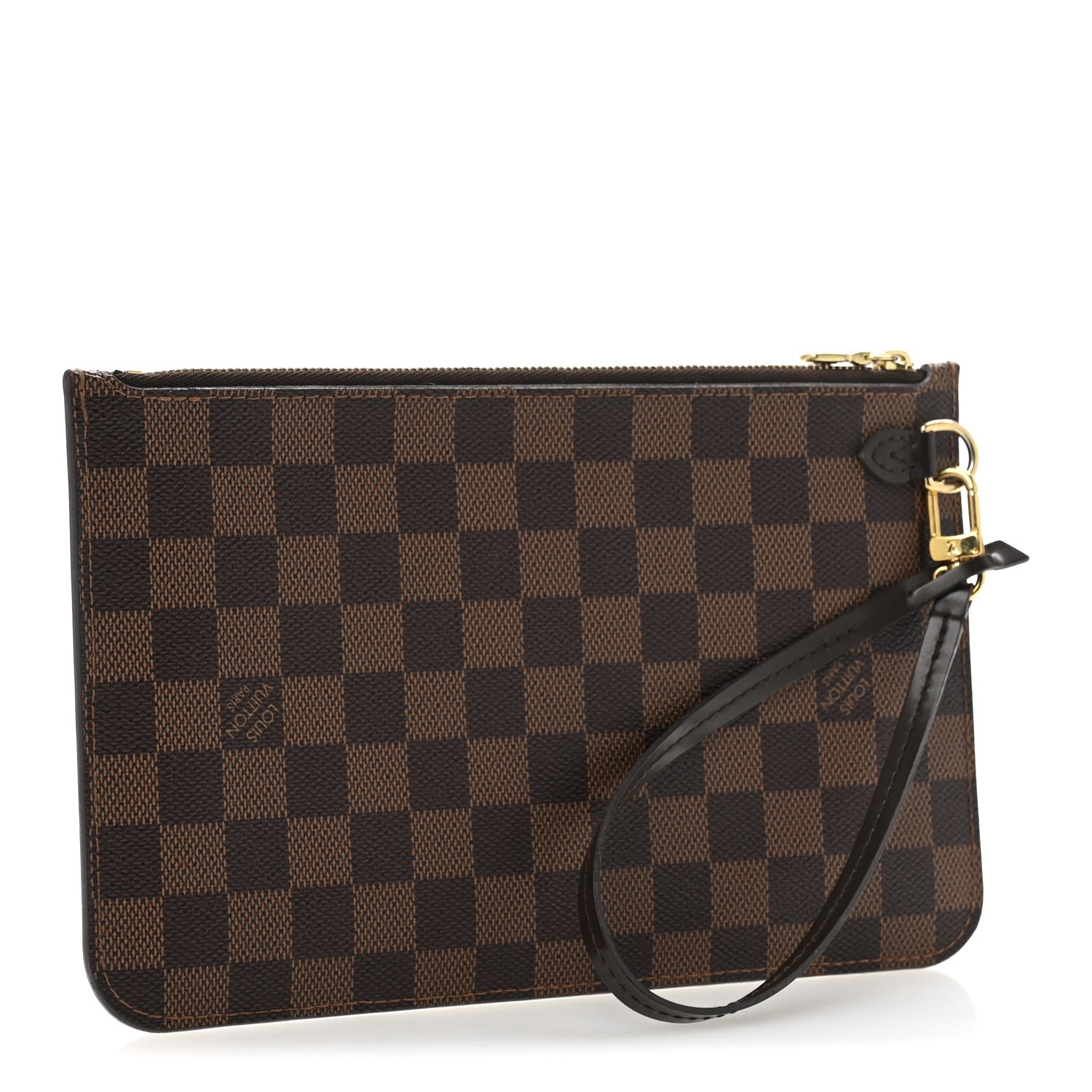 Louis Vuitton Damier Ebene Neverfull MM GM Pochette 3 of 9