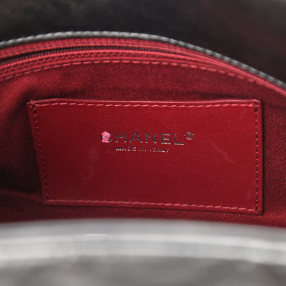 Chanel Aged Calfskin Quilted Medium Just Mademoiselle Bowling Bag Grey 5 of 11