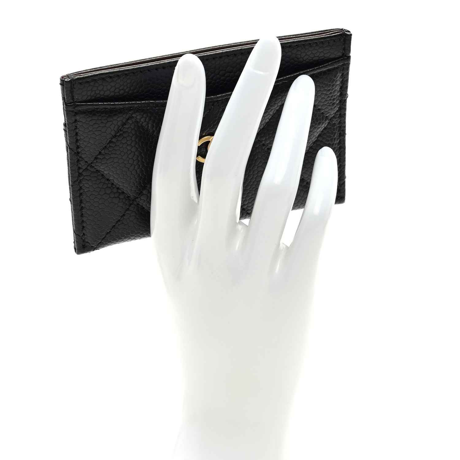 Chanel Caviar Quilted Card Holder Black 2 of 7