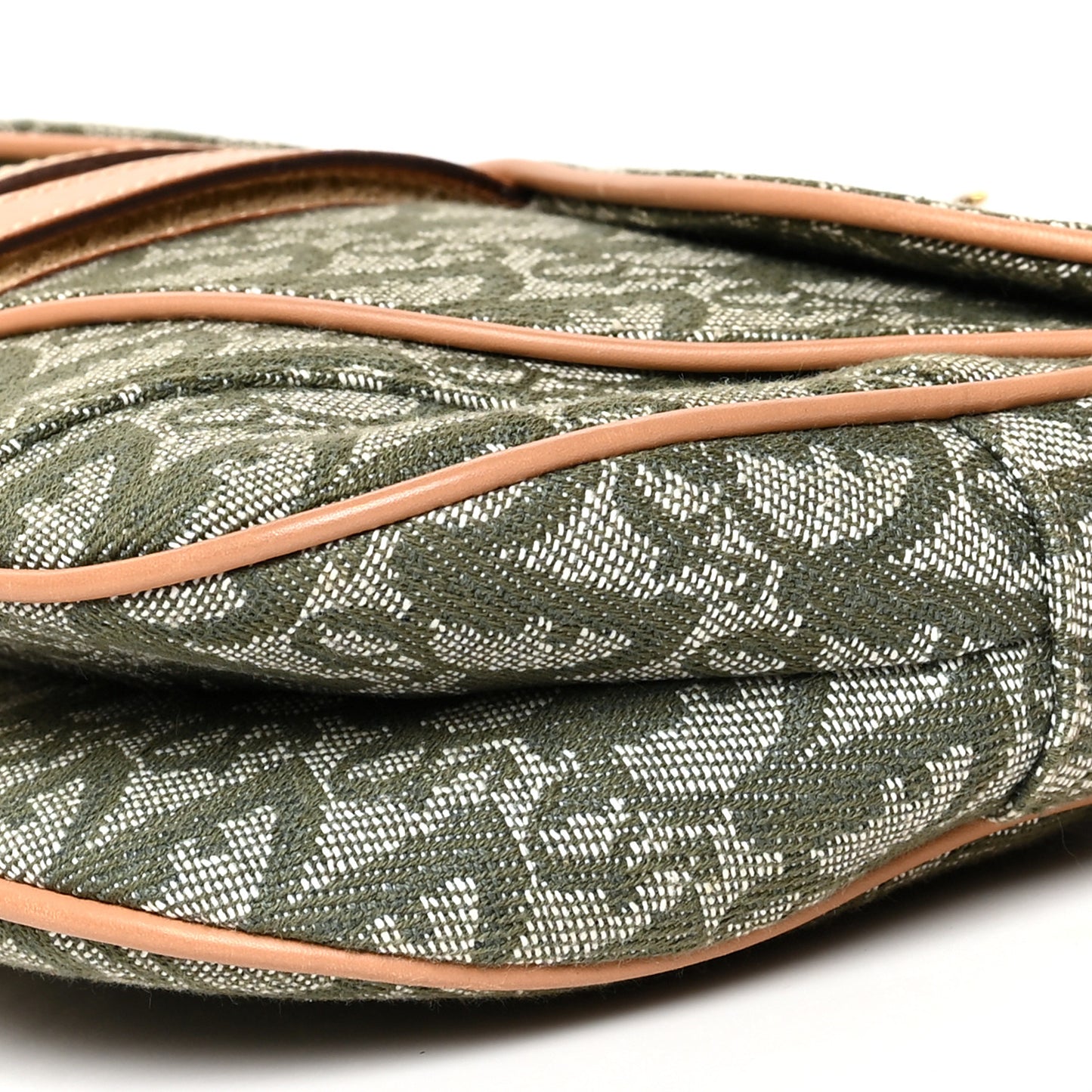 Monogram Double Saddle Bag Green