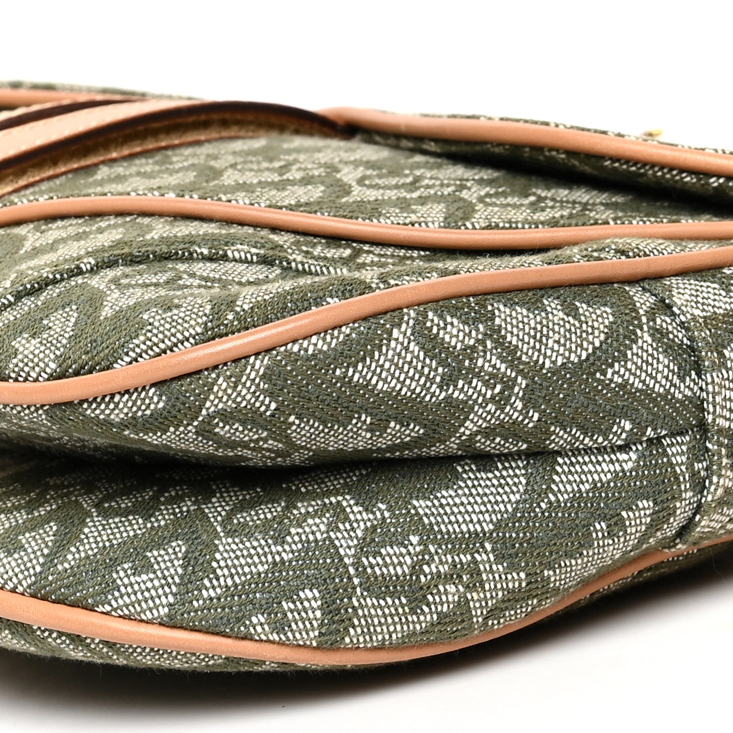 Christian Dior Monogram Double Saddle Bag Green 9 of 9