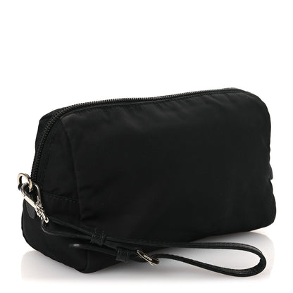 Prada Re-Nylon Vela Saffiano Wristlet Black 3 of 12