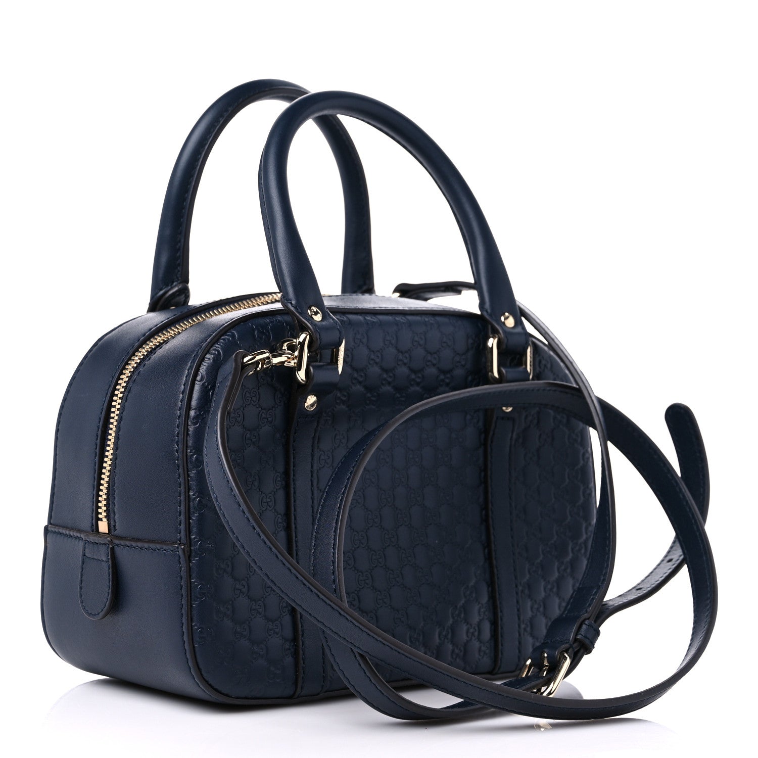 Gucci Soft Microguccissima Small Crossbody Bag Blue 3 of 11