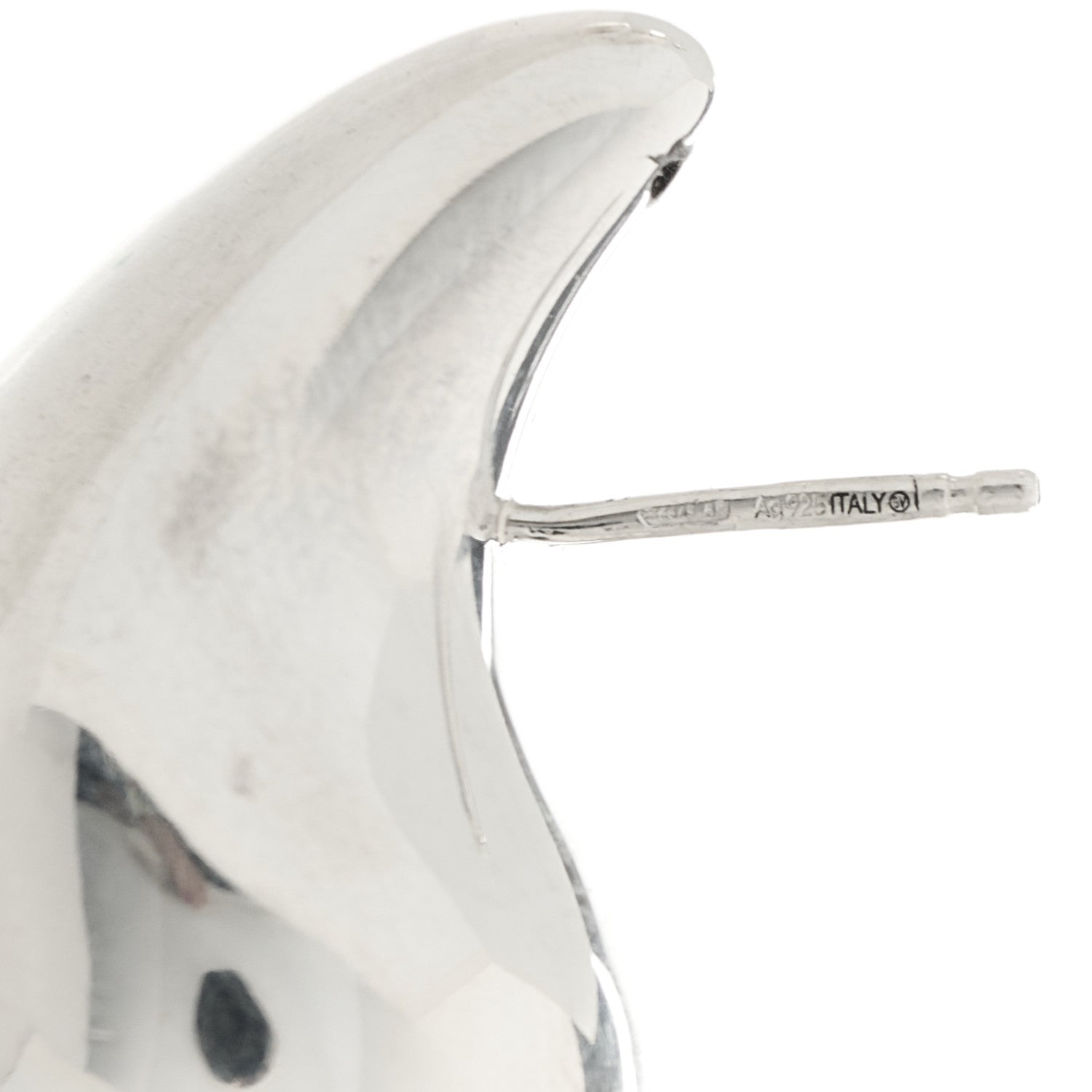 Bottega Veneta Sterling Silver Small Drop Earrings 4 of 6