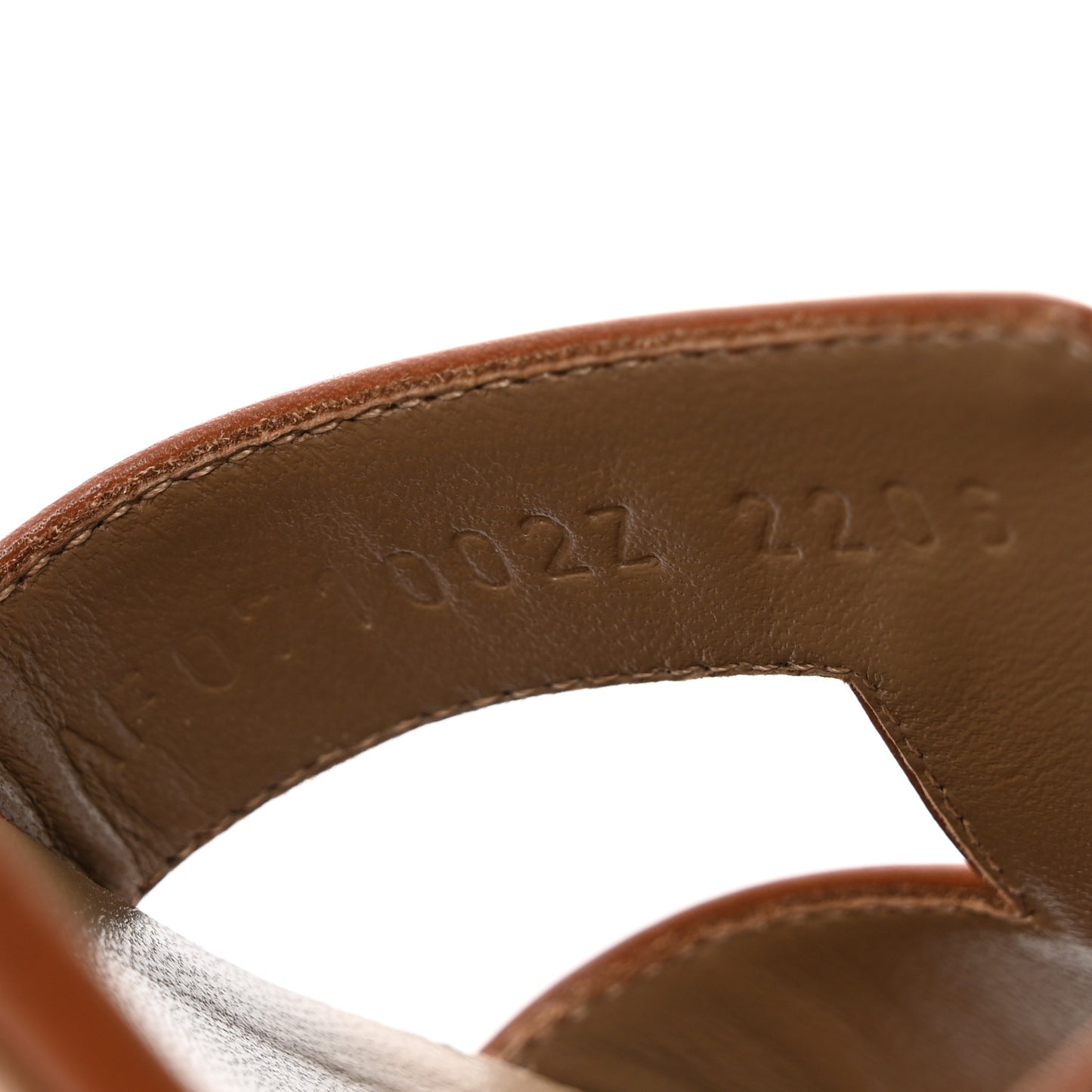 Calfskin Oasis Sandals 36.5 Gold