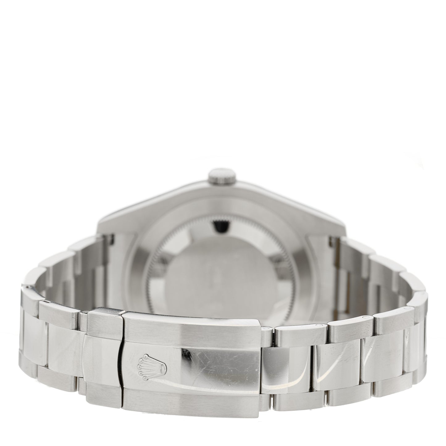 Stainless Steel 18K White Gold Diamond 41mm Oyster Perpetual Datejust Watch Silver 116334
