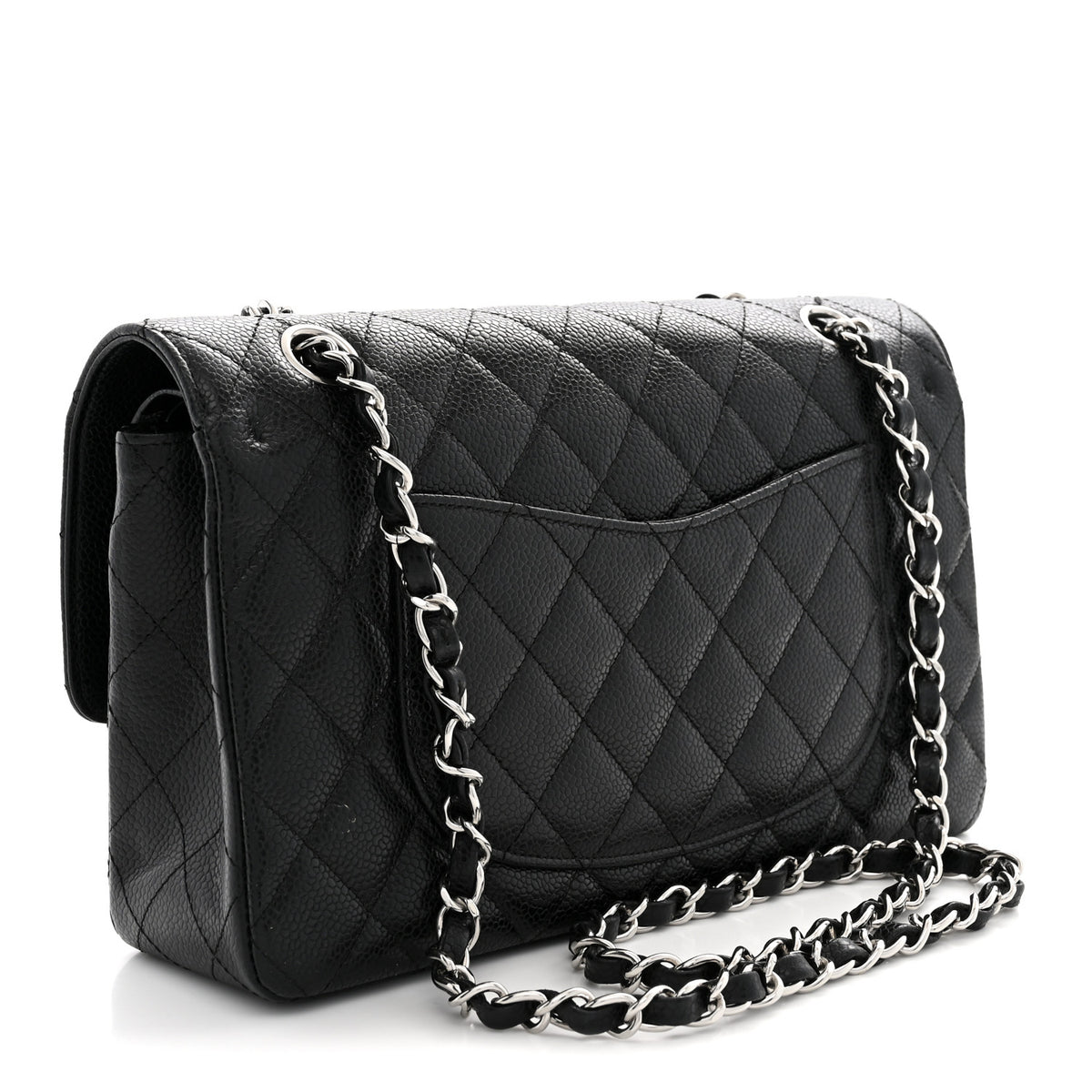 Chanel Caviar Quilted Medium Double Flap Black 3 of 11