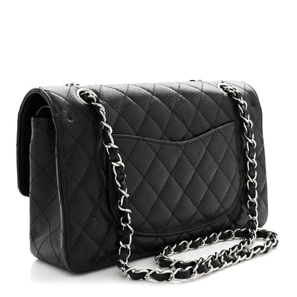 Chanel Caviar Quilted Medium Double Flap Black 3 of 11
