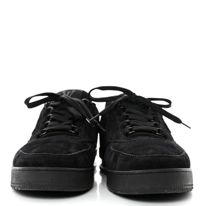Louis Vuitton Suede Mens LV Trainer Sneakers 7.5 Black 2 of 8