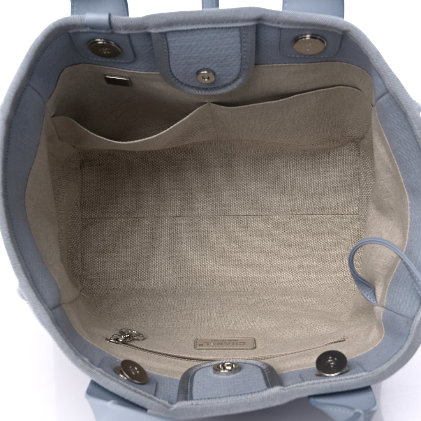 Mixed Fibers Small Deauville Tote Grey