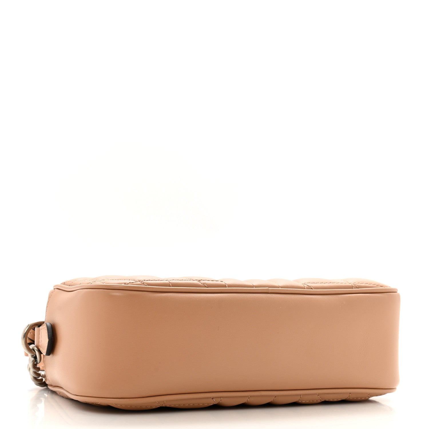 Gucci Calfskin Matelasse Aria Small GG Marmont Chain Shoulder Bag Camelia 4 of 12
