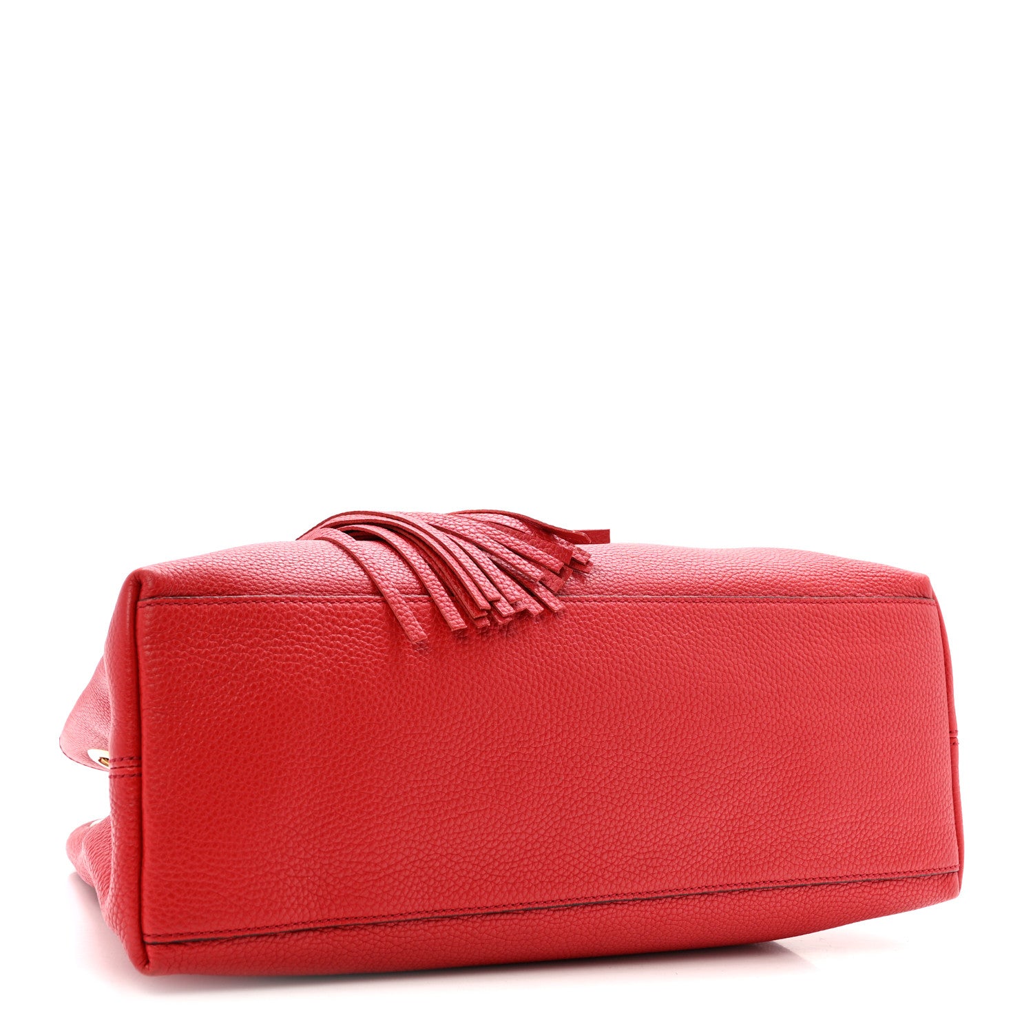 Gucci Cellarius Calfskin Medium Soho Chain Shoulder Bag Vibrant Red 4 of 13