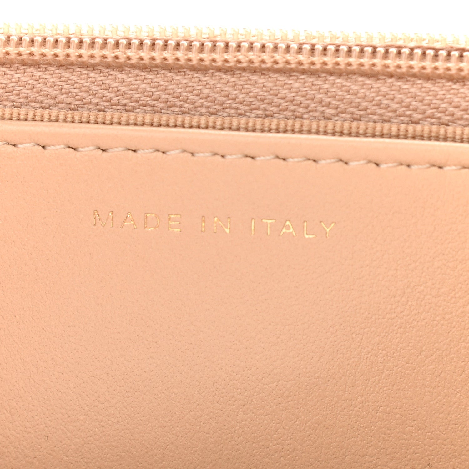Chanel Caviar Quilted Wallet On Chain WOC Beige 7 of 10