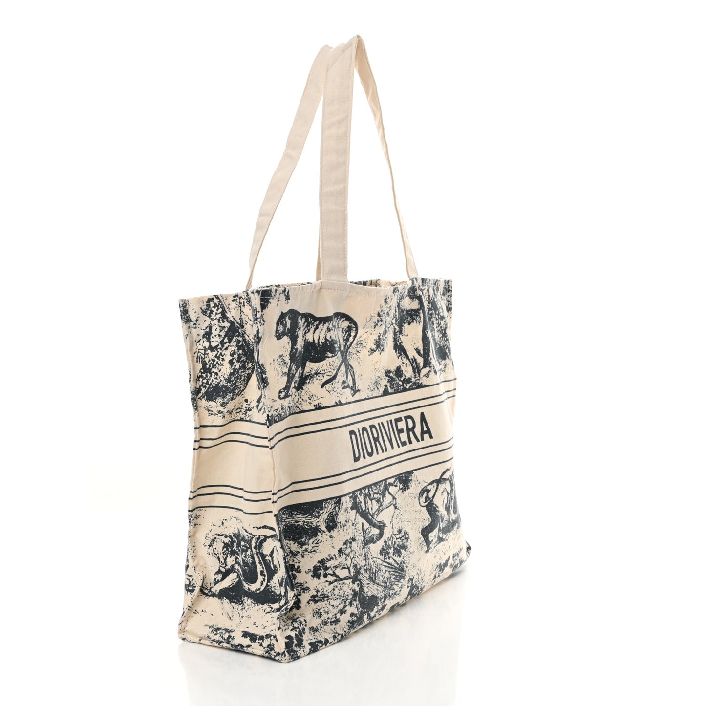 Canvas Dioriviera Tote Grey