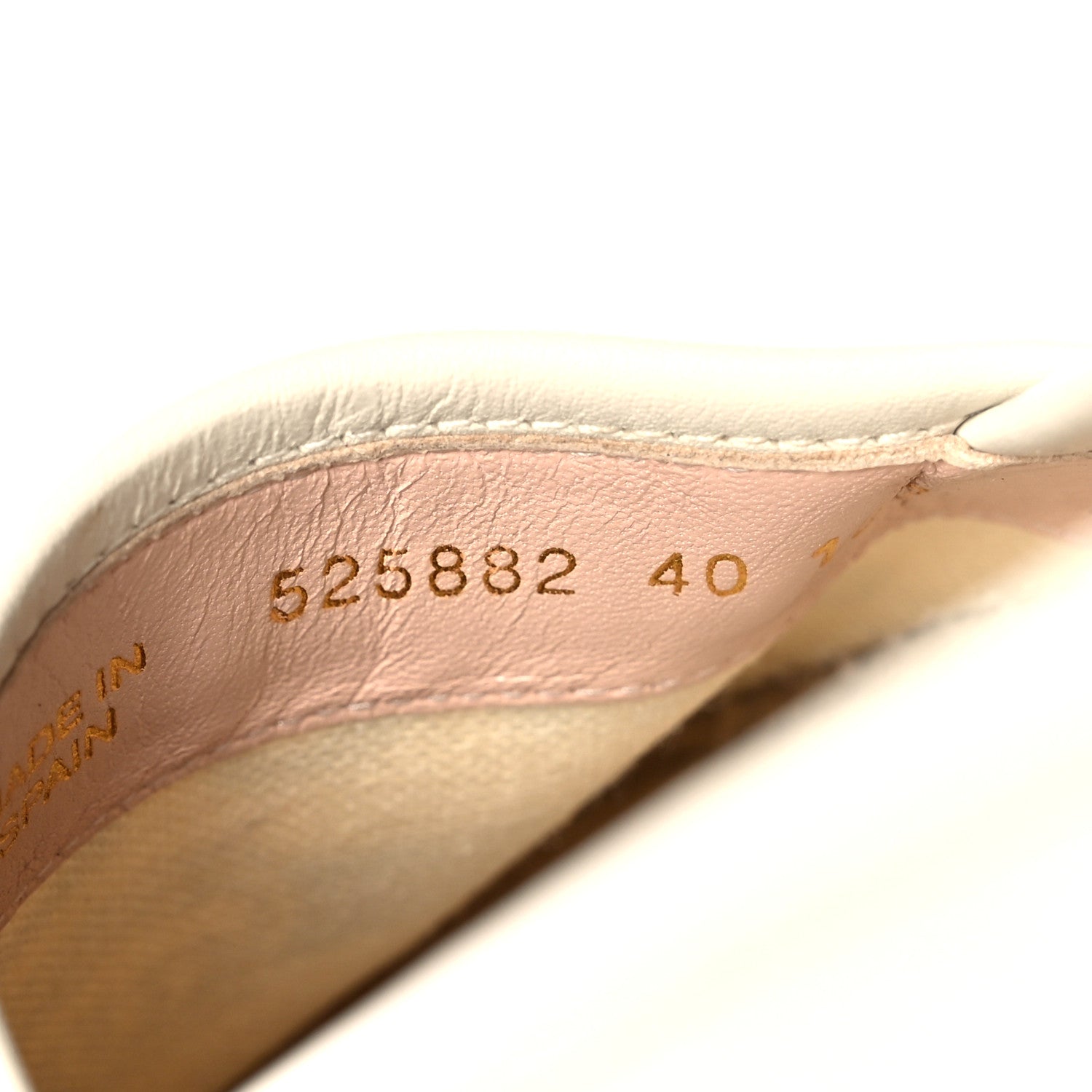 Gucci Canvas Logo Espadrilles 40 Greggio White 9 of 9