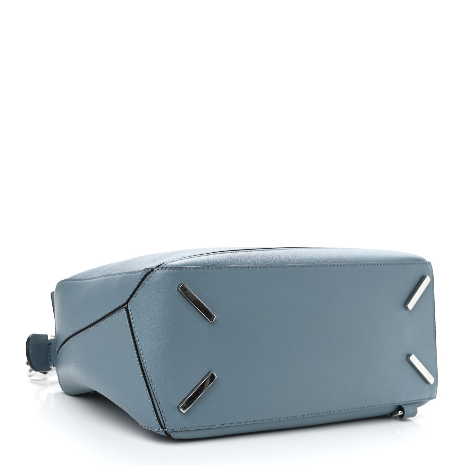 Loewe Calfskin Medium Puzzle Bag Stone Blue 4 of 11