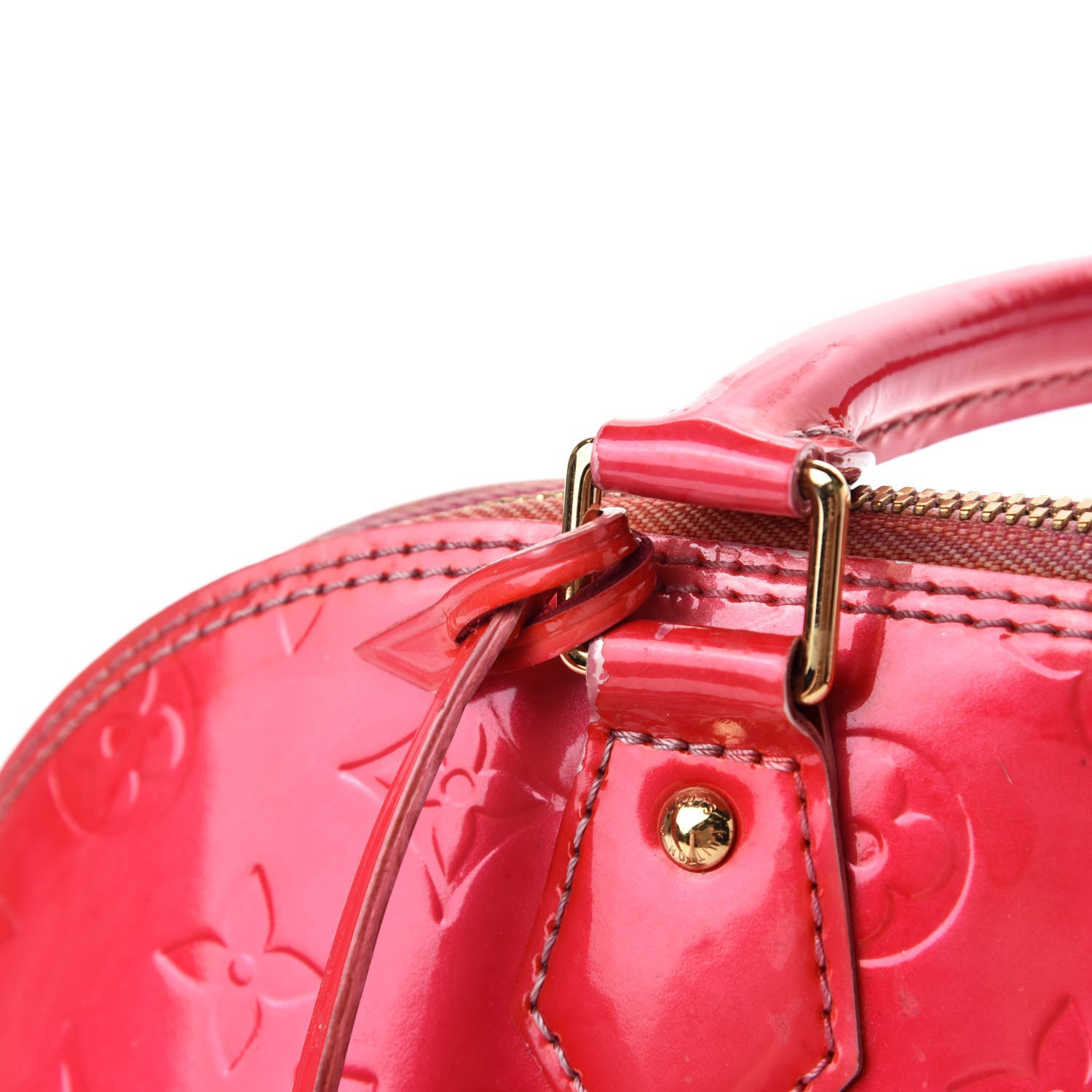 Louis Vuitton Vernis Alma PM Rose Pop 9 of 16