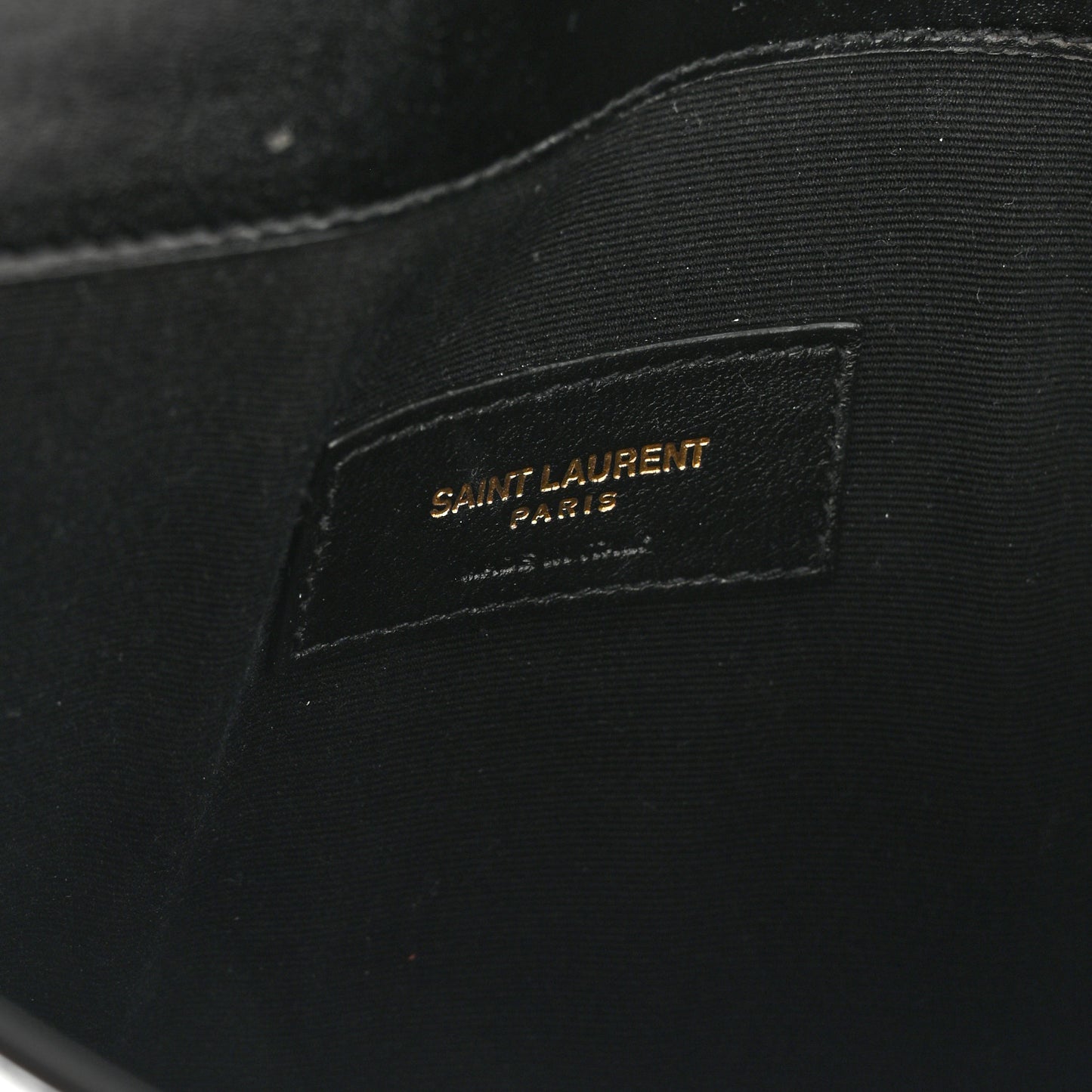 Smooth Shiny Calfskin Monogram Uptown Pouch Black