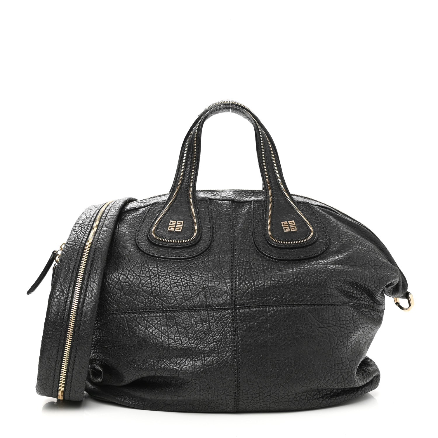 Givenchy Pebbled Lambskin Zip Animation Medium Nightingale Black 1 of 9