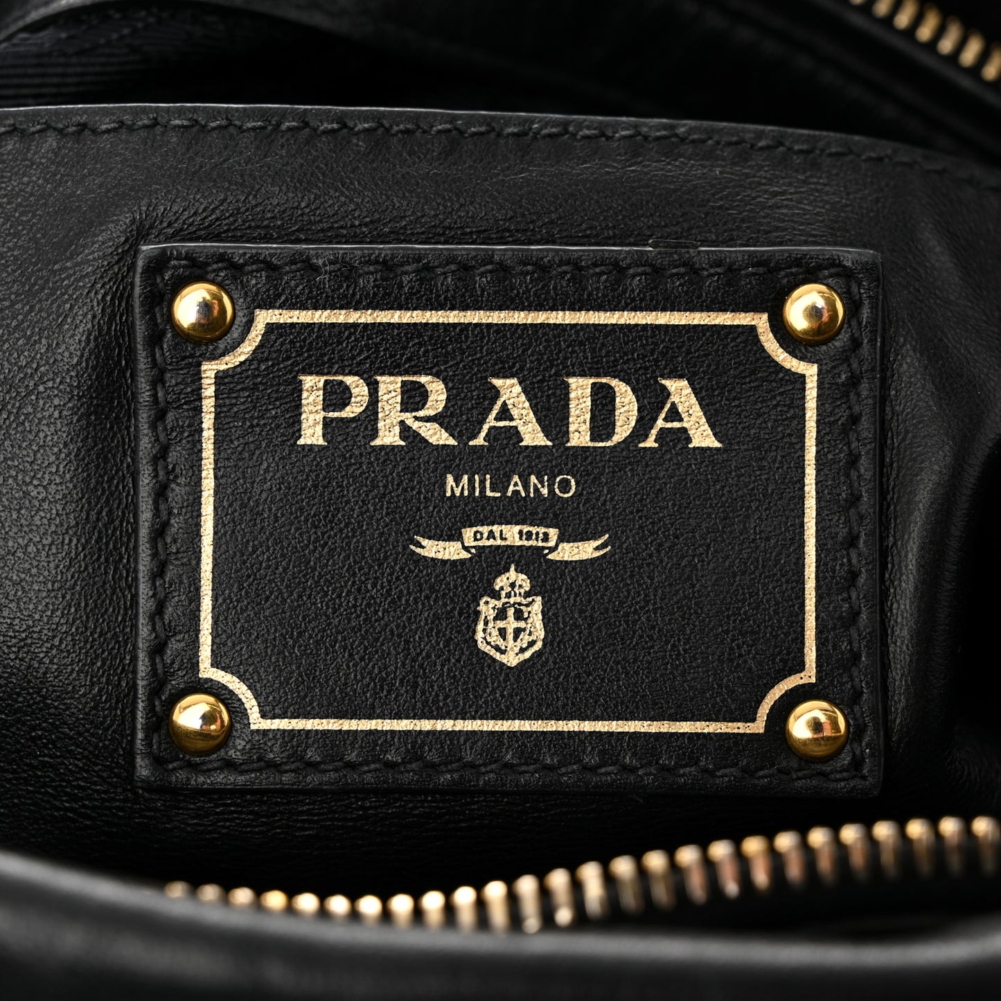 Soft Calf Shopping Satchel Black