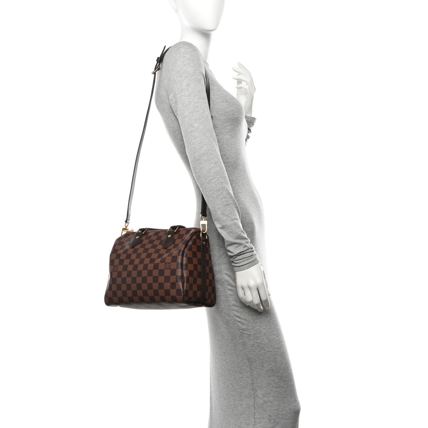 Louis Vuitton Damier Ebene Speedy Bandouliere 25 2 of 9